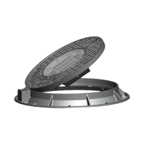 Solar Powered Intelligent Manhole Cover  