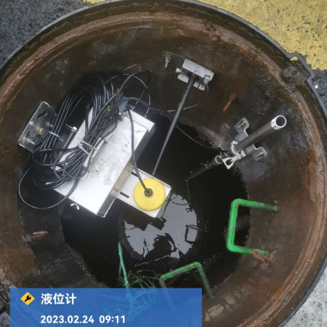 Application of dual channel liquid level gauge in sewage pipeline network (sewage well) liquid level monitoring