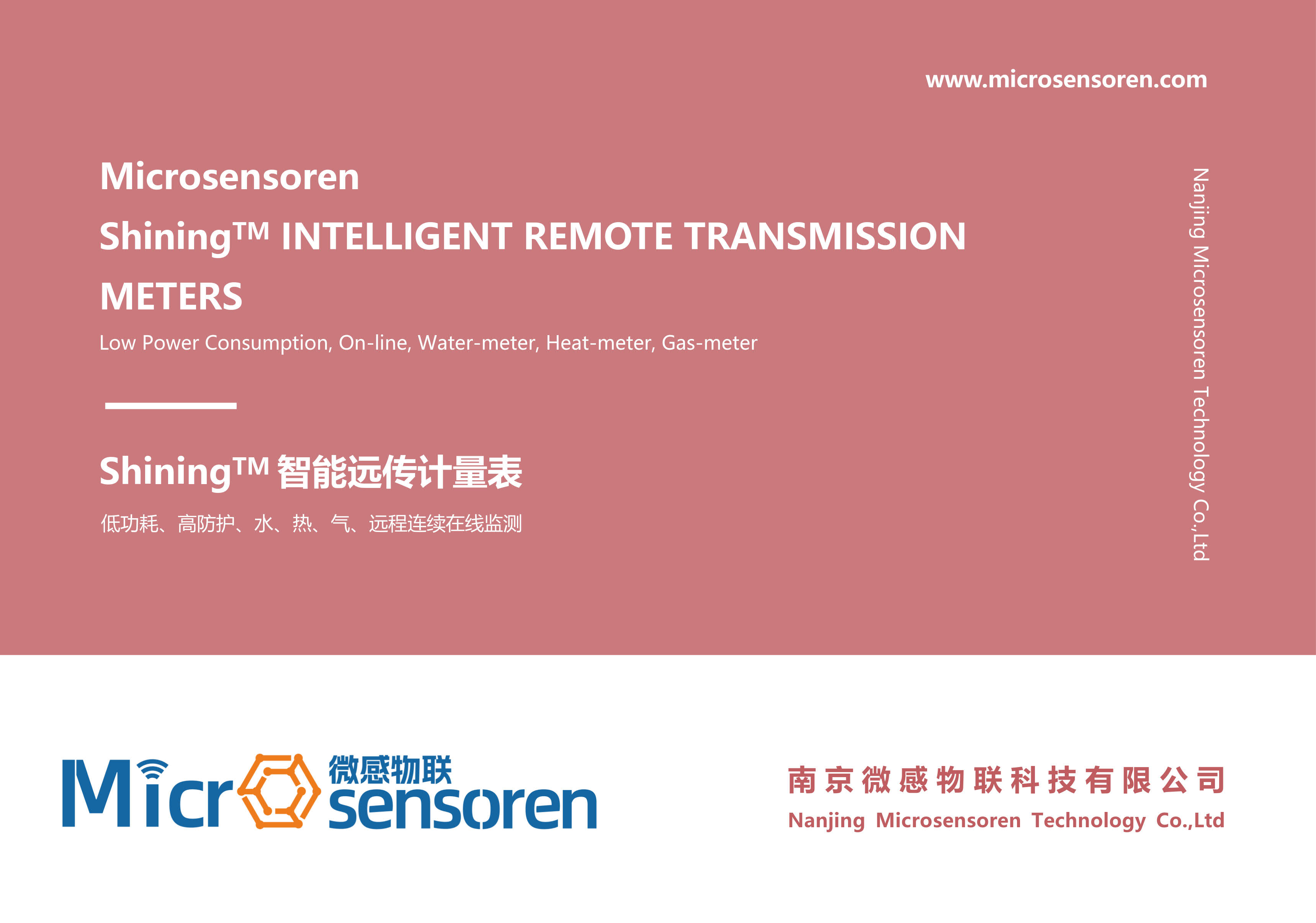 ShiningTM INTELLIGENT REMOTE TRANSMISSION  METERS